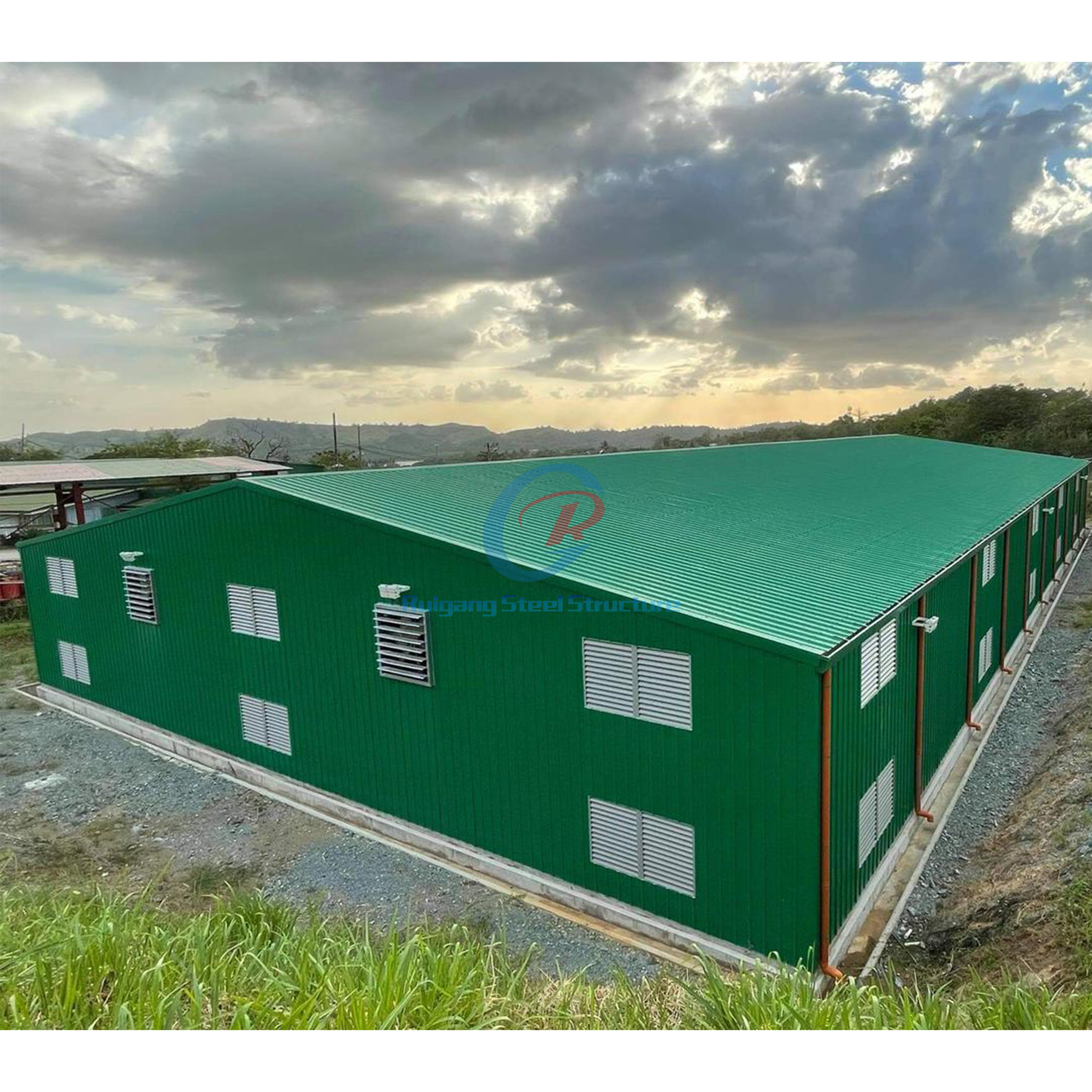 Fire Resistant Economy Metal Buildings Prefabricated Warehouse Buildings In Steel