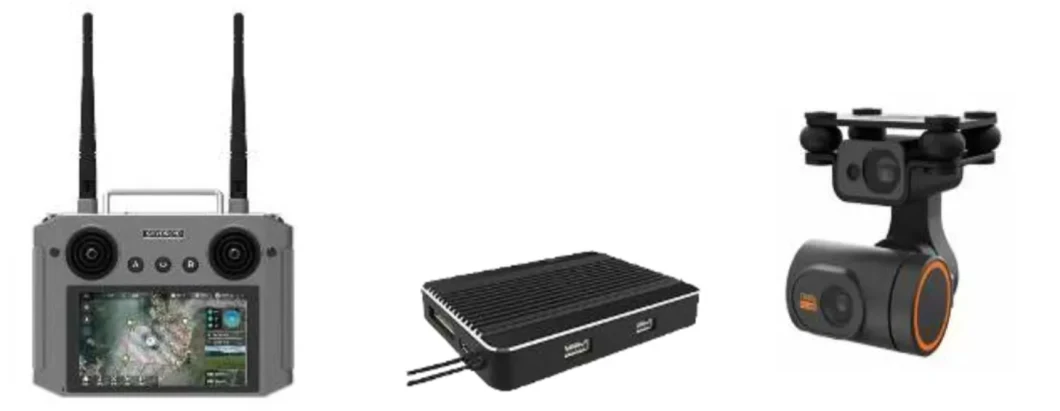 Mtow 50kg Tethered Drone Powered by Tether Power Station Large Load Drone