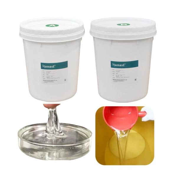 Quality 1:1 Liquid Silicone Rubber High and Low Temperature Resistance Low-viscosity Non-toxic Odorless Pinch Stress Relief Toys Making for sale