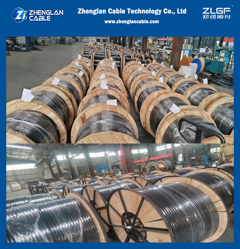 15KV 25KV 35KV Rated Voltage Overhead Insulated Cable With Black Inner Layer And HDPE Outer Layer