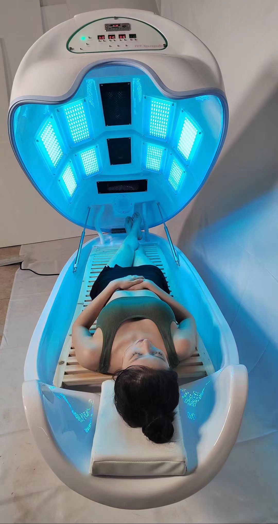 Led Photon Infrared Sauna Pod Ozone Steam Weight Loss Capsule Machine
