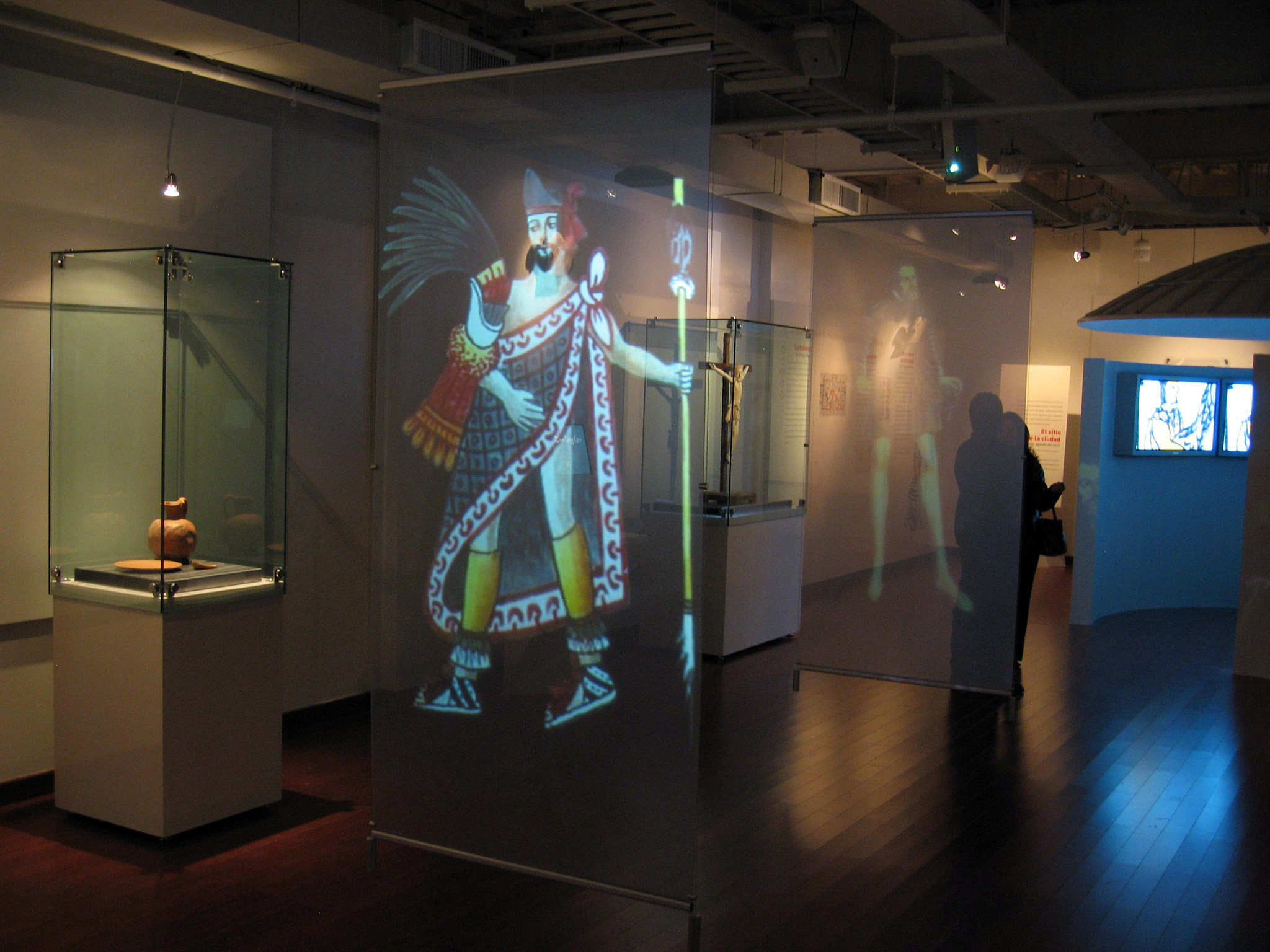 3D Transparent Grey Rear Projection Film Advertising Holographic Screen Glass Film