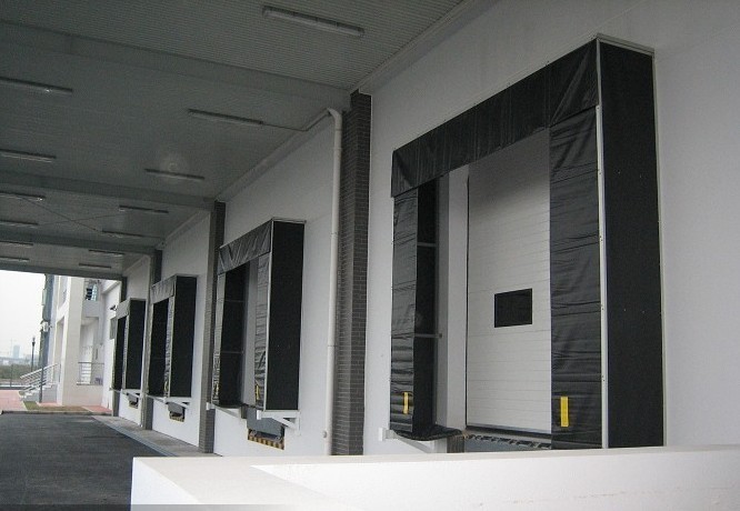 Durable Double Weaved Fabric Dock Shelter Galvanized Steel Frame