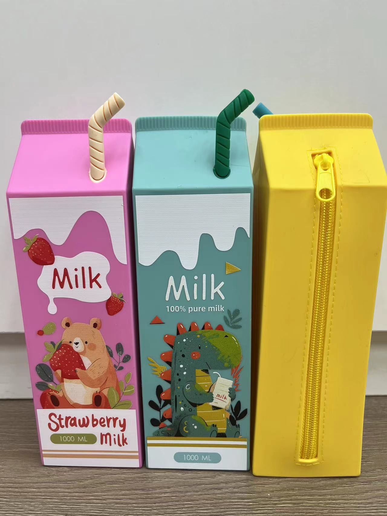 School Office Supplies Silicone Pencil Box School Organize Bag Large Capacity Pencil Pouch For Kid