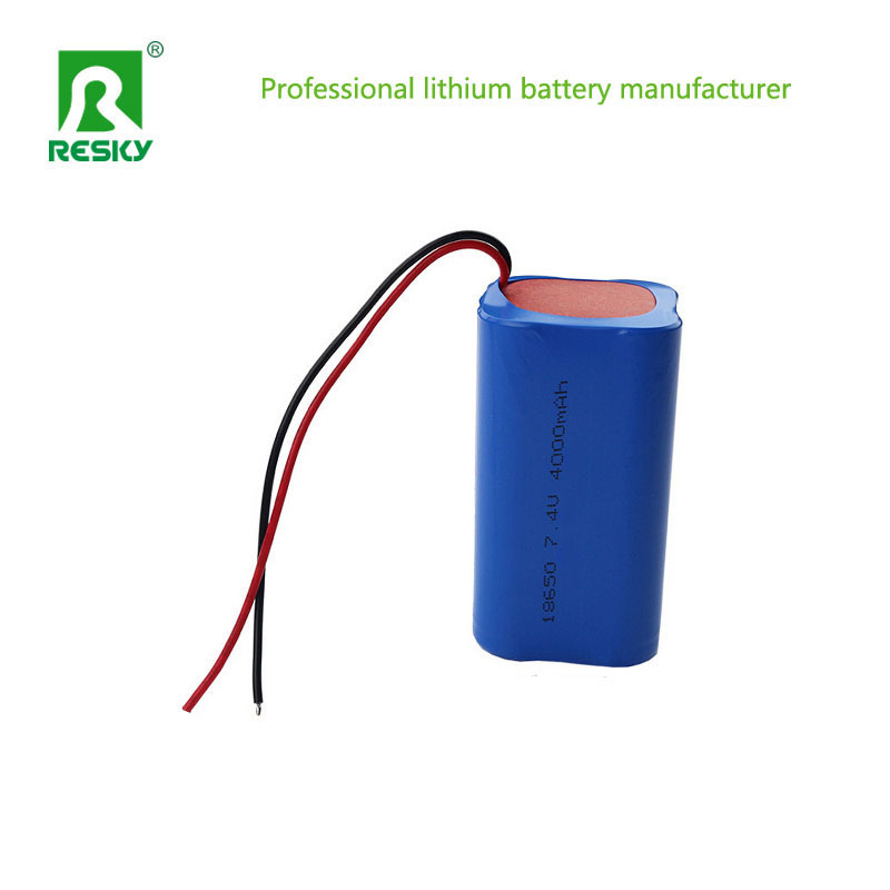LED Light Li-ion Battery Pack 18650 14.8V 4S 2600mAh Lithium Ion Battteries
