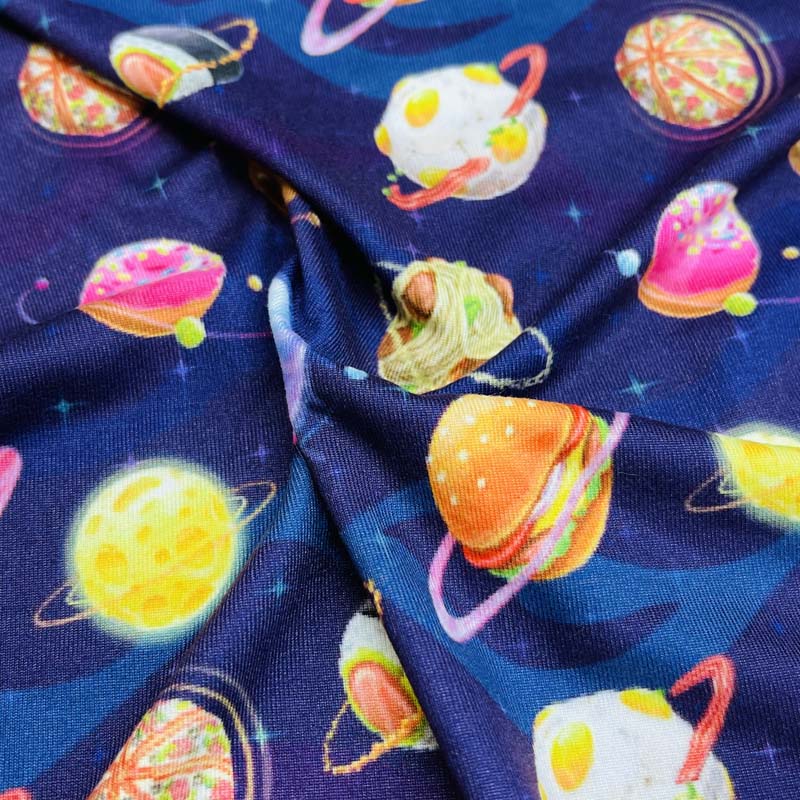 African Print 80% Polyester 20% Spandex Fabric 50D 4 Way Stretch Polyester Swimwear Yummy Fabric