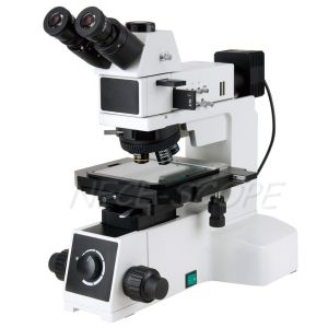  Binocular Compound Metallurgical Optical Microscope Moving XY 105mm * 105mm Manufactures