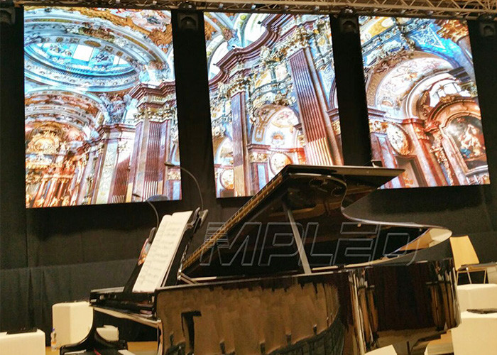 ODM P3 Curve Stage Background Led Display Big Screen 64x64 Dots