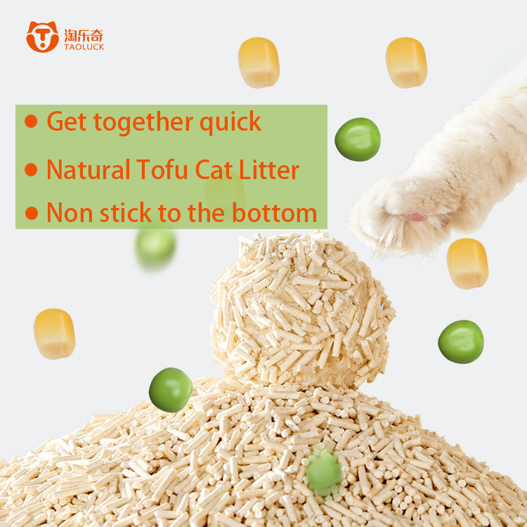 Long Lasting Biodegradable Tofu Cat Litter Freshness Eco Friendly Tofukitty Litter