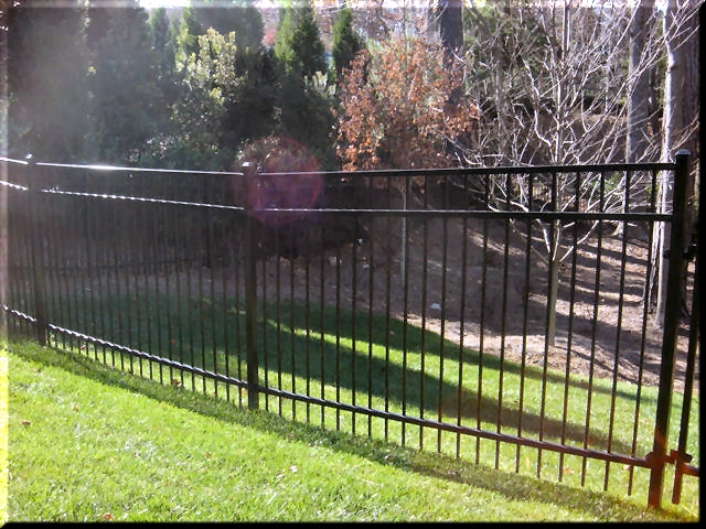 great quality and long usefull time powder coated zinc Steel picket Fence
