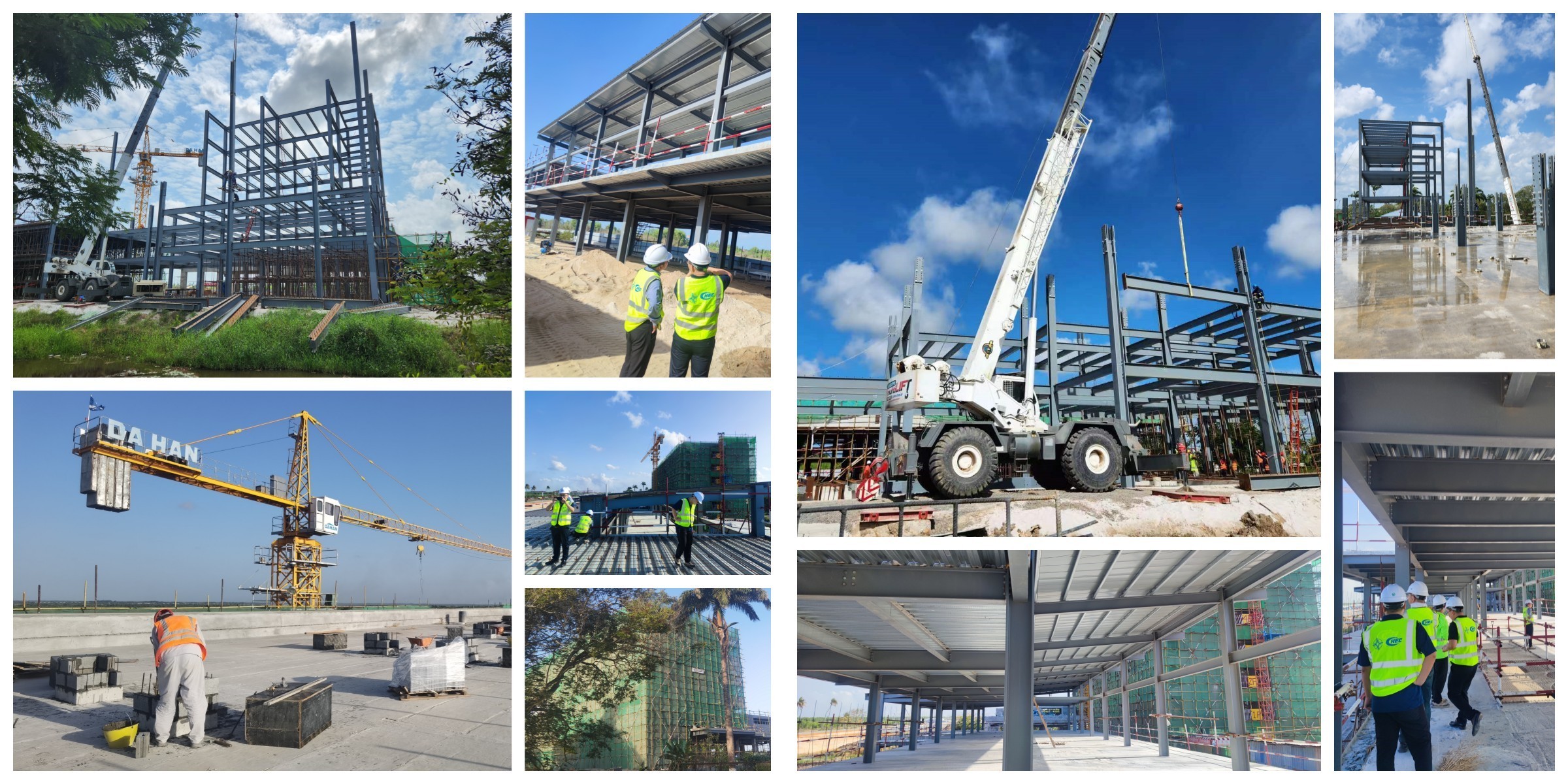 Portal Frame Prefab Pre Assembled Steel Workshop Building Storage Garage Hot Rolled Section Construction