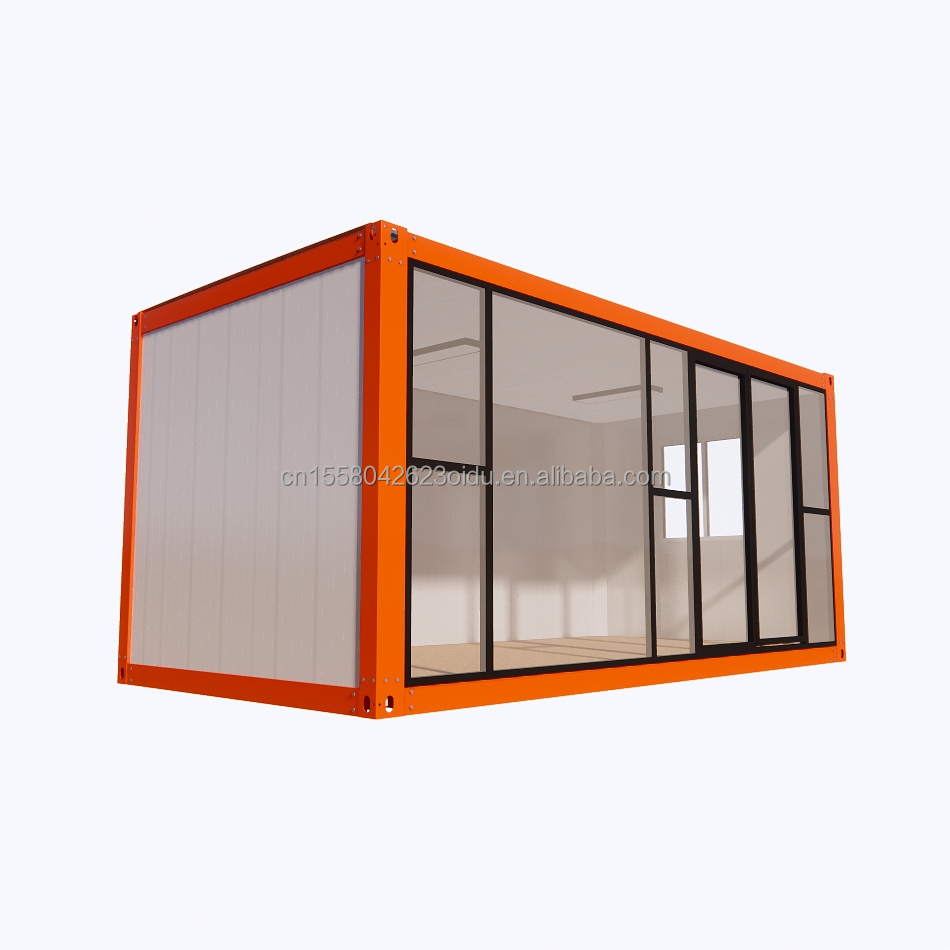 Galvanized Steel Bending 20ft Prefabricated Modular Steel Housing Eco-Friendly Container Homes for Outdoor Living Store