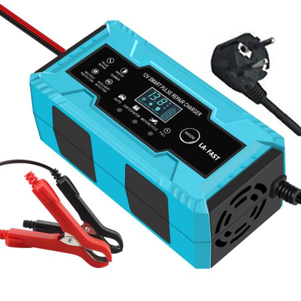 Hot sale 6V 12V 2A 4A 6A 8A 10A 12A 15A 20A LCD Display Smart Battery Charger