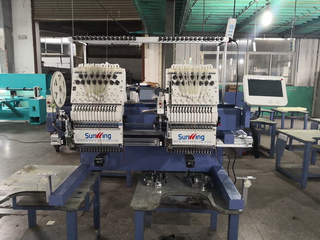 Dahao 285A Computer Two Head Embroidery Machine Single Phase 110V