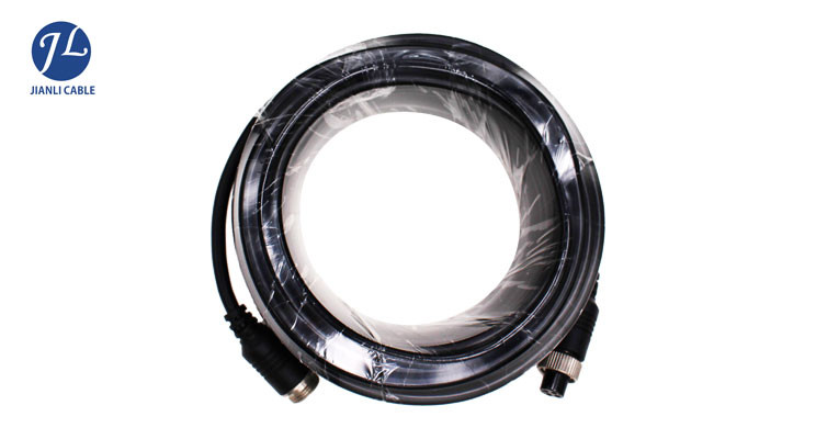 Pure Copper 4 Pin Aviation Cable GX12 Extension Camera Adapter Od 5.0Mm