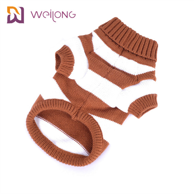Soft Thickening Warm Puppy Knitted Jumper BSCI Dog Roll Neck Jumper