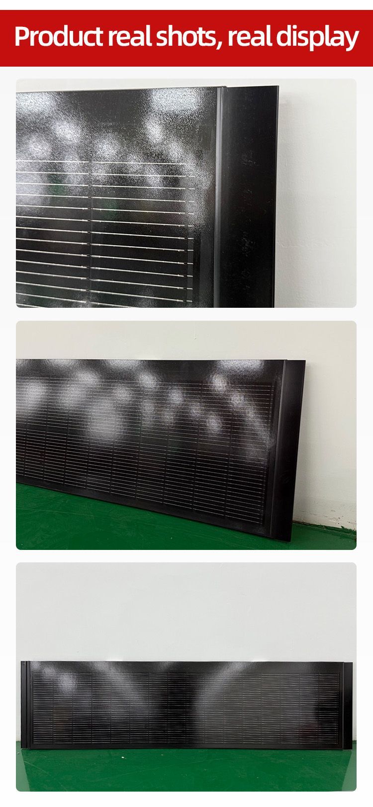 120W Orange Coloured BIPV Solar Panel High Efficiency Double Glass Design Inventory for Quick Shipping