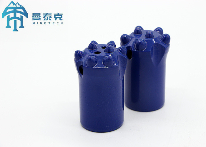 Tungsten Carbide 40mm Tapered Button Bit Small Hole Blasting Tool
