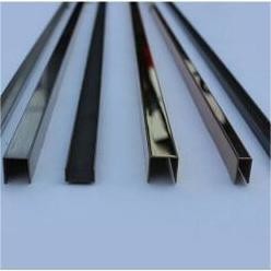 ASTM ISO 304 305 316 405 6mm U / C Shape Stainless Steel Channel Structural Profile TISCO