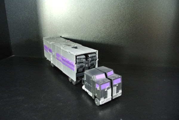 Grey Color Transformer Robot Toy Have Sword For Adult Raise Manipulative Ability