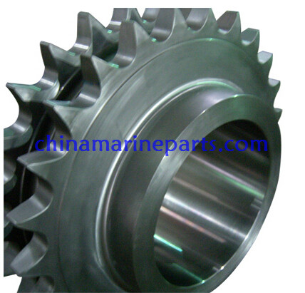 Cast Iron MAN series low-speed diesel engines White alloy wheel counterbalanced sprocket