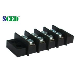 Electrical PCB Barrier Terminal Block High Temperature Double Levels