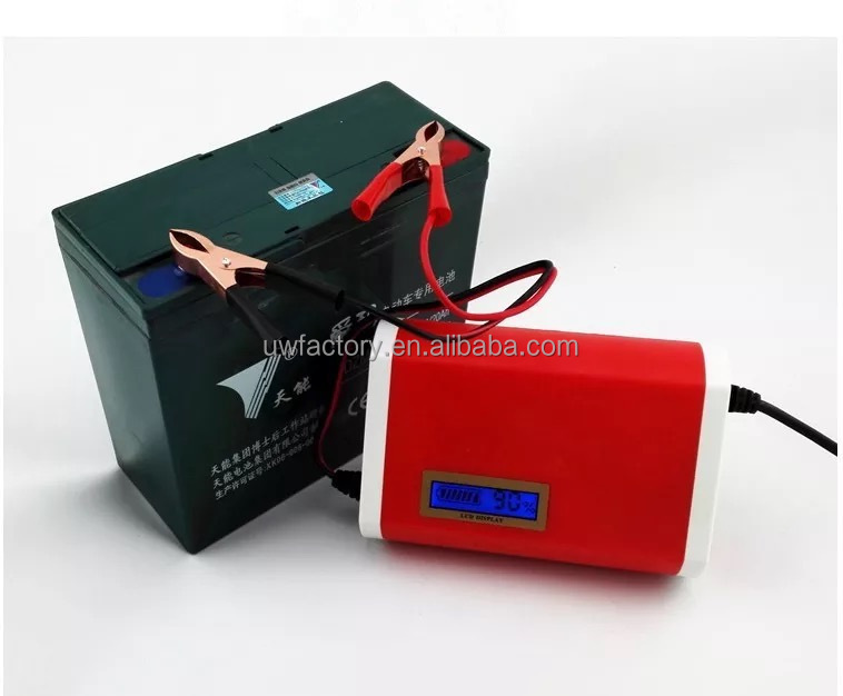 Automatic 12V 6A 8A 10A Car Battery Charger Pulse Repair Charger for Gel AGM Lead Acid Battery ABS Function FCP Function