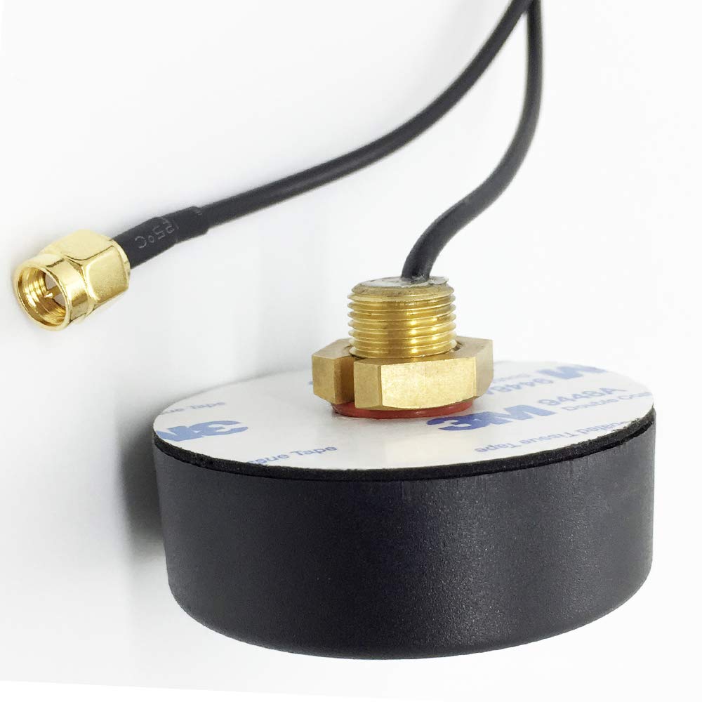 Customized Cable Length Waterproof GSM 2.4G 3G 4G LTE Puck Antenna for Screw Mounting