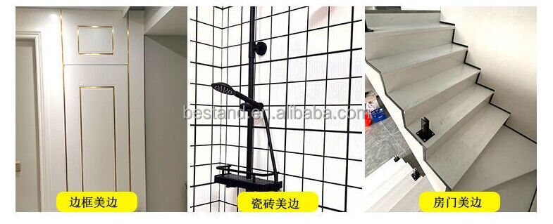 Removable Vinyl Wall Sticker Strip Glossy Self Adhesive Wallpaper
