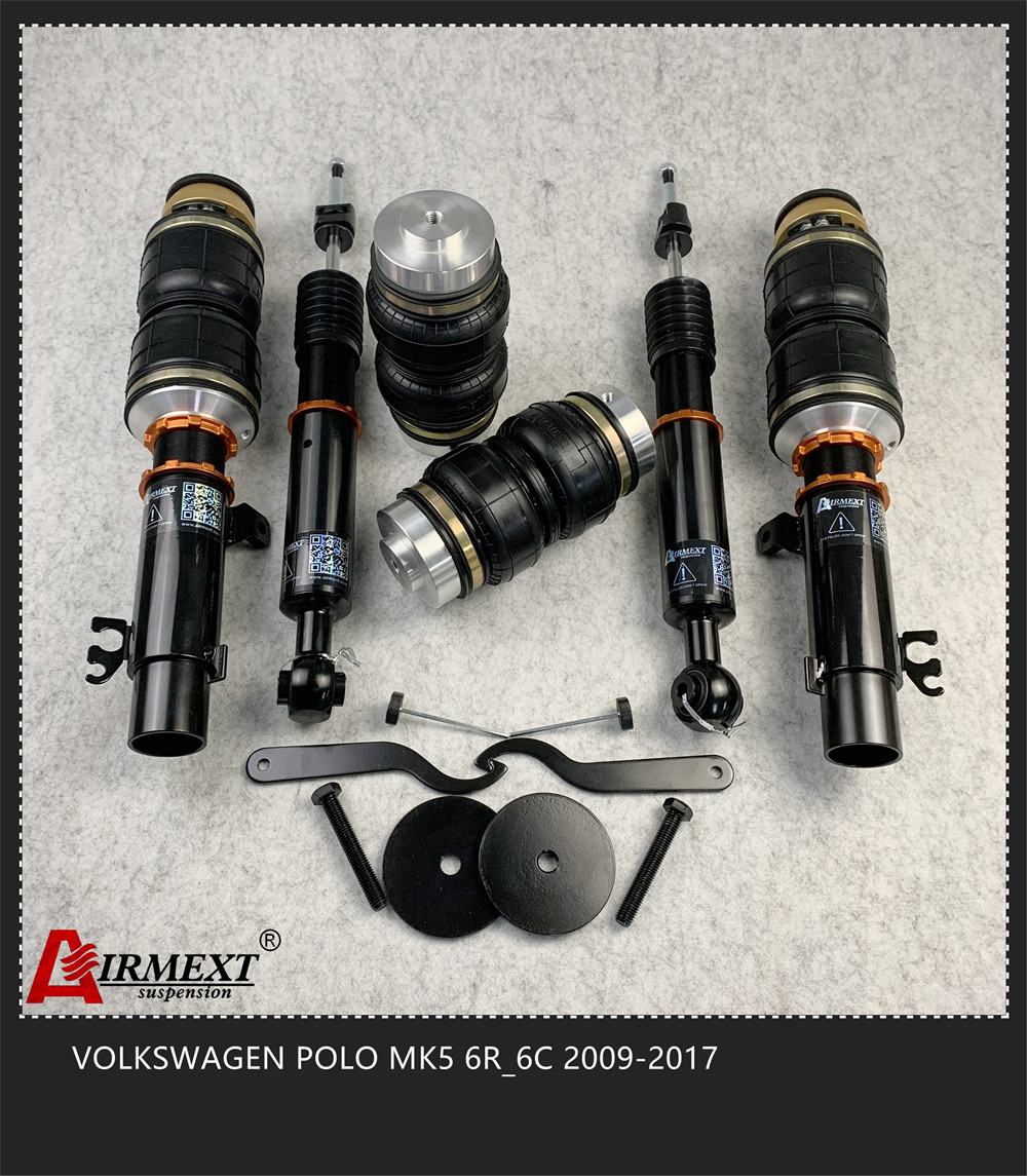 2009-2017 VOLKSWAGEN POLO Air Suspension Mk5 6R 6C Adjustable Damper