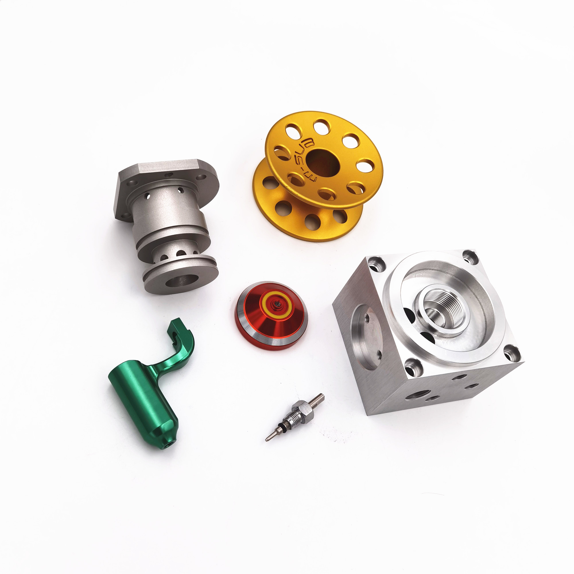 Aluminium Anodized 5 Axis CNC Machining Parts Sand Blasting