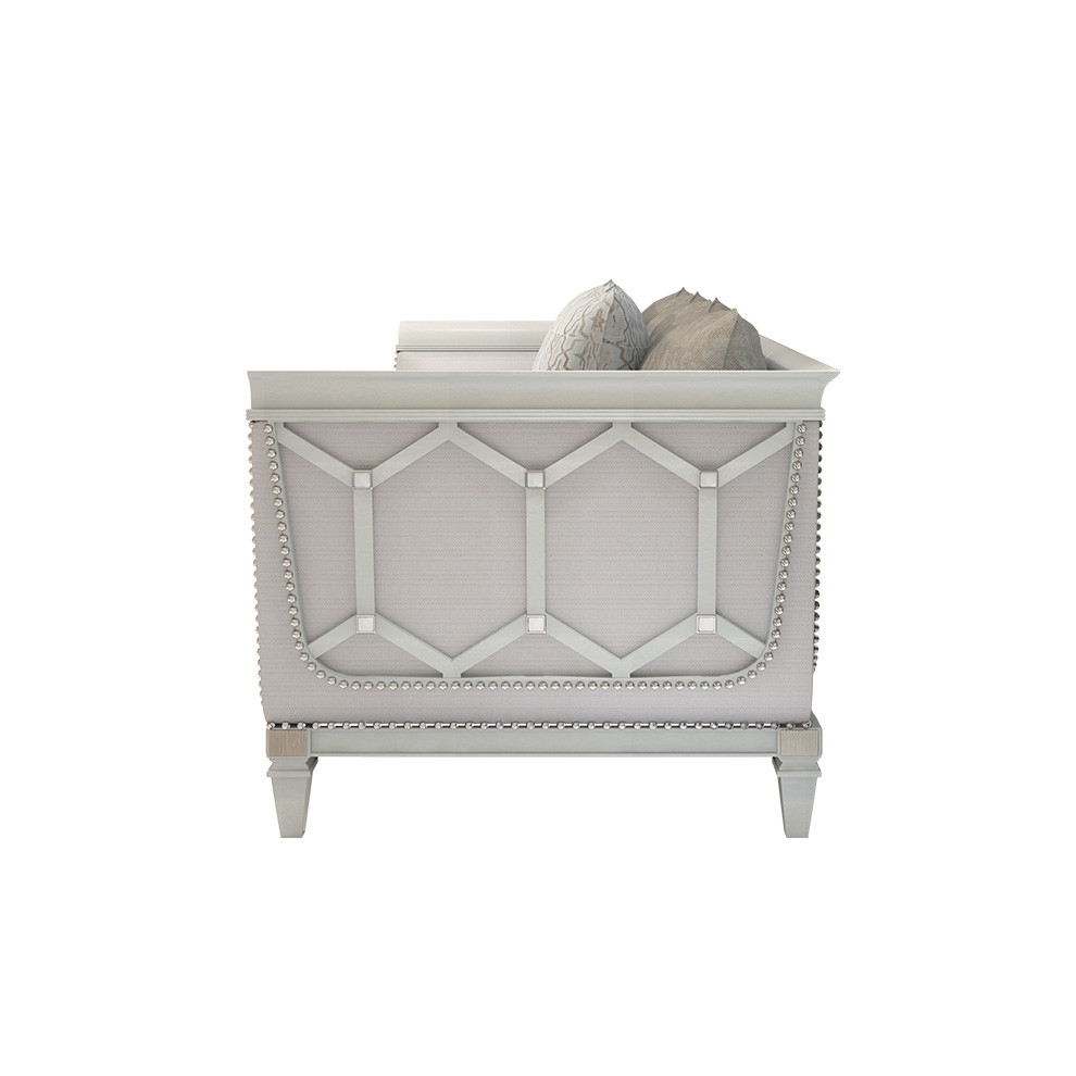 Hotel Lobby furniture modern Chinese style Solid wood Sofa set used Grey fabric cloth seating