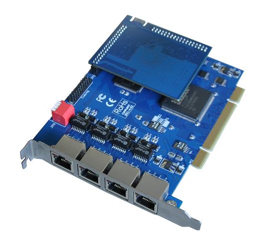 SinoV-TE420P 4 E1 pci asterisk card