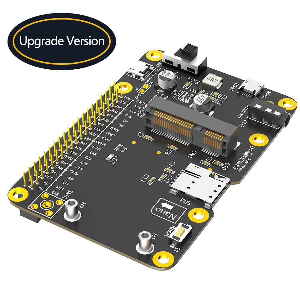 3G 4G LTE Base HAT For Raspberry Asus Tinker Board Samsung ARTIK Latte Panda