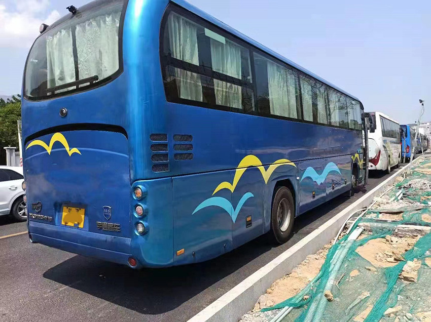 LHD Manual Yucai Used Luxury Bus 55 seat Euro 3 Diesel Used City Bus