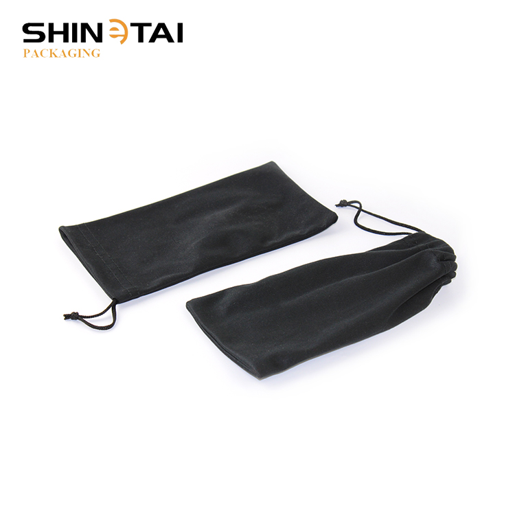 Microfiber Drawstring Custom Printing Sunglasses Bag Pouch