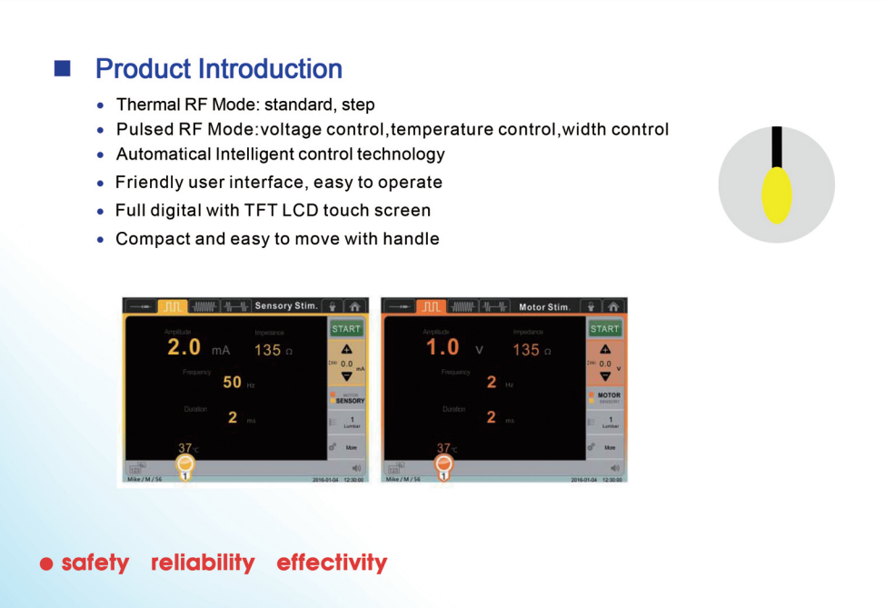 Single Channel Radiofrequency Lesion Generator