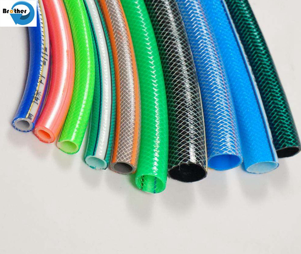 Direct factory good quality colorful pvc high pressure reinforced fiber hose