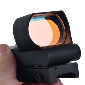 Compact 1X Magnification Sight Holographic Red Dot Optical Scope with 7.4mm Exit