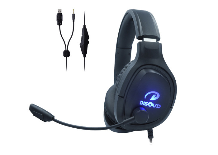 Illumination Gaming Headset , Braided RGB Gaming Headphones