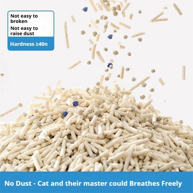 Red Pink Blue Green Grey Bentonite Tofu Litter Mixed Cat Litter
