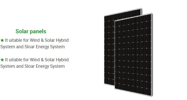 10kw 5kw Solar Wind Hybrid System Pitch Control Wind Turbine