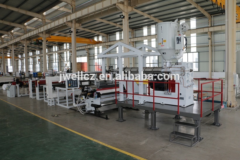 Jwell ASA PVC PP PE sheet film Machine Extrusion Production Line