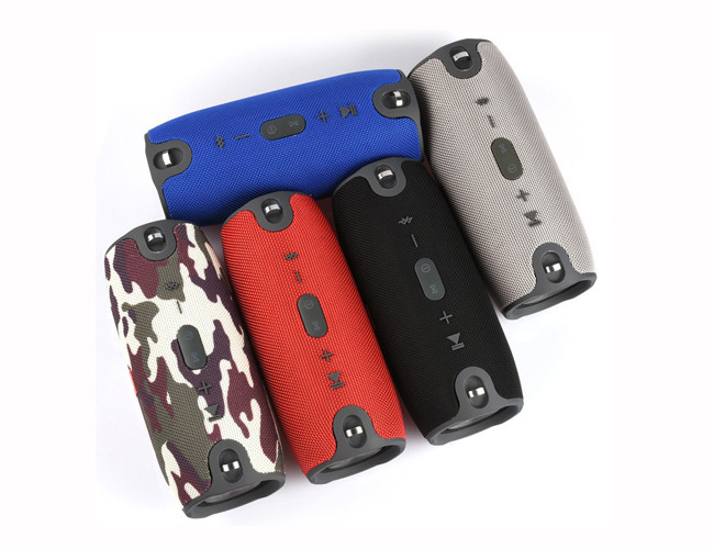 leather fabric cloth Bluetooth speakers with FM radio/best loud Bluetooth speaker