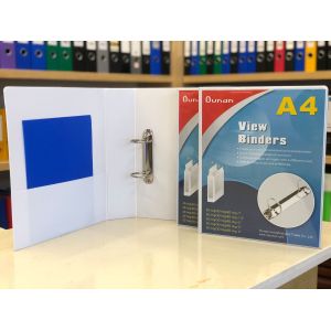 Customized Logo White File Folder with Durable Hinge and ONE Touch Easy Open