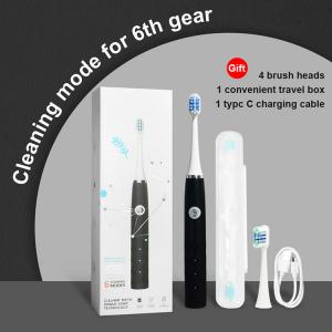  Electric Sonic Cleaning Oral Care Toothbrushes Rechargeable Optional Brush Head Manufactures