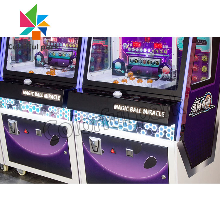 3 Players Ticket Redemption Machine Magic Ball Miracle Wood Material 110W