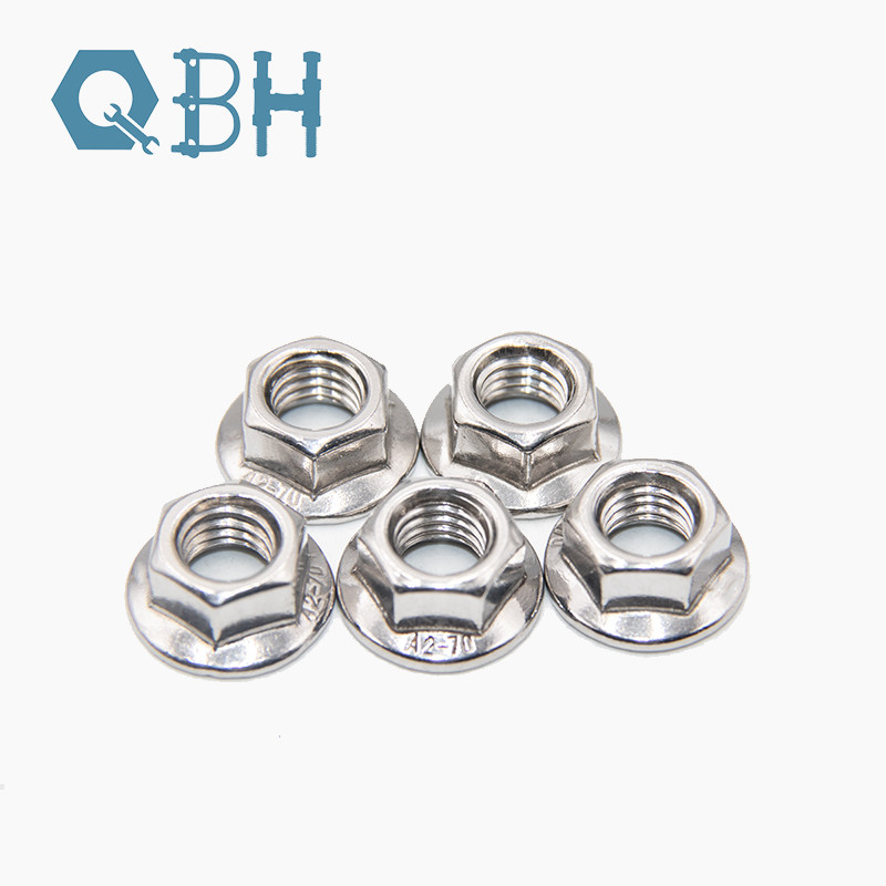 Galvanized 304 Stainless Steel Flange Nuts M3 - M90