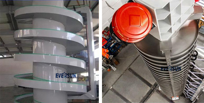 Mining Industry Vertical Lifting Conveyor Vertical Screw Elevator For Ore Slag