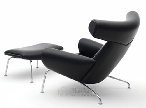 Nordic design Modern Hotel Lobby Lounge Ox Chair Designer Office Sofa Armchair by fiberglass leather